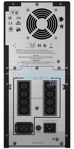 Источник бесперебойного питания APC Smart-UPS C SMC3000I 2100Вт 3000ВА черный