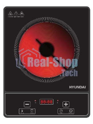 Плита электрическая Hyundai HYC-0121 черный пирокерамика (настольная)