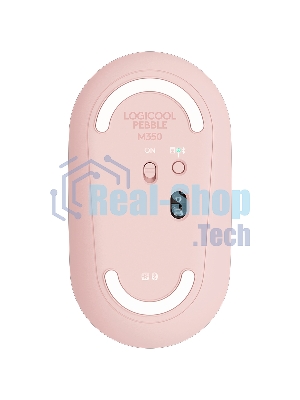 Мышь беспроводная Logitech Pebble M350 розовый, 1000 dpi, радиоканал, Bluetooth, USB, кнопки - 3