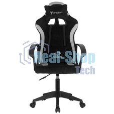 Кресло игровое Knight Optimum черный/серый крестов. пластик