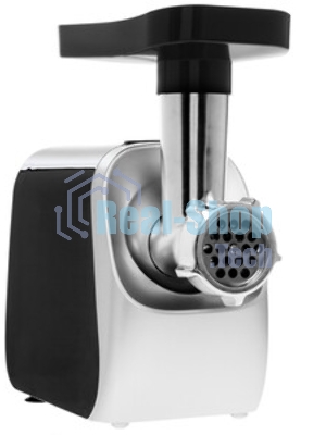 Мясорубка электрическая BRAYER BR1609 черный, 2000 Вт, 2.0 кг/мин, реверс, защита от перегрузки, насадки - 5