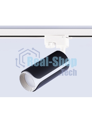 Трековый однофазный светильник Ambrella light GL5155 BK/WH черный/белый GU10 D58*130