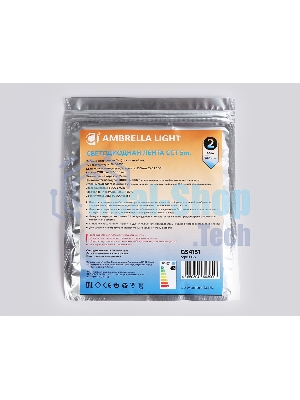 Светодиодная лента Ambrella light GS4151 2835 240Led/ 18W m/ 24V IP20 CCT 3000-6500K/5000*10*1.2mm (3 конт.)