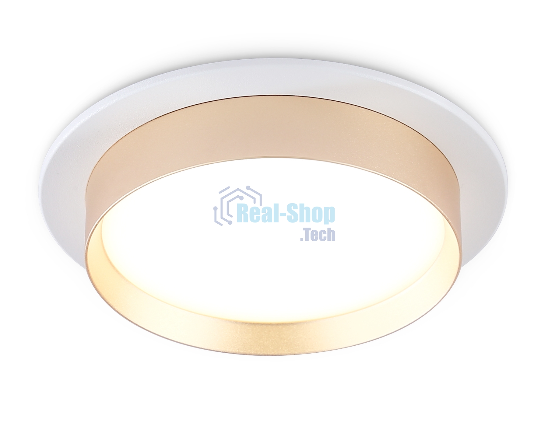 Светильник Ambrella light TN5226 WH/GD белый/золото GX53 max 12W D110*35