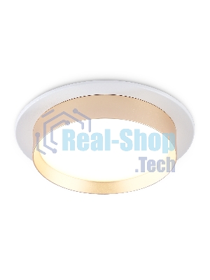 Светильник Ambrella light TN5226 WH/GD белый/золото GX53 max 12W D110*35