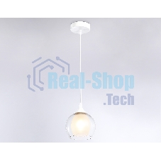 Светильник Ambrella light TR3538 WH/CL/FR белый/прозрачный/белый матовый E27 max 40W D130*800