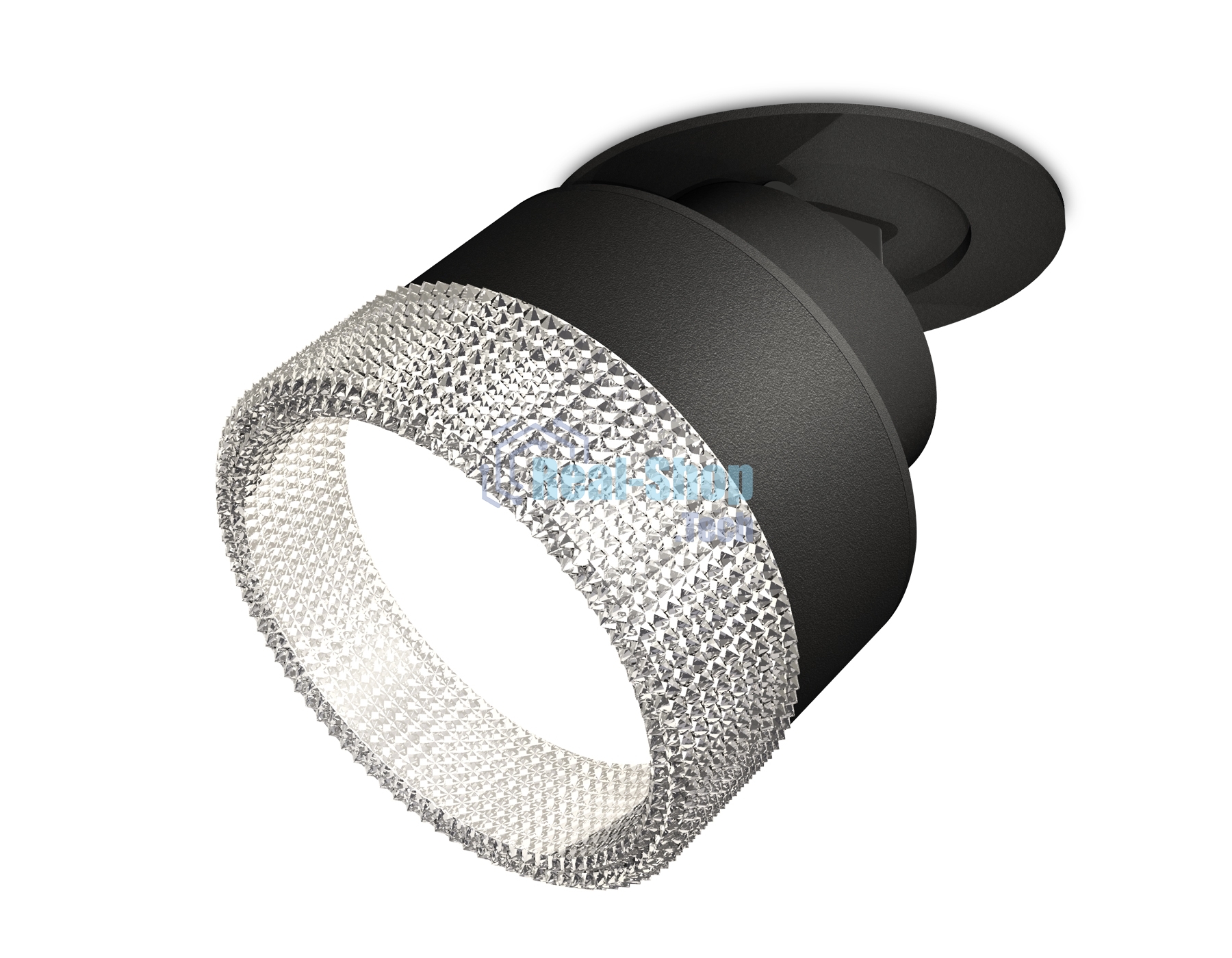 Светильник Ambrella Light XM8102540 SBK/CL черный песок/прозрачный GX53 (A2242, A2106, C8102, N8480)