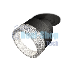 Светильник Ambrella Light XM8102540 SBK/CL черный песок/прозрачный GX53 (A2242, A2106, C8102, N8480)