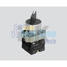 Переключатель LAY5-BJ33 на 3 полож. черный I-O-II дл. ручка IEK BSW70-BJ-3-K02