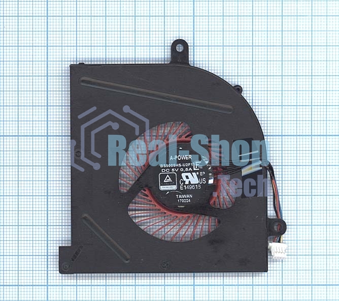 Вентилятор (кулер) для ноутбука MSI GS63 GS63VR GS73 GS73VR (CPU)