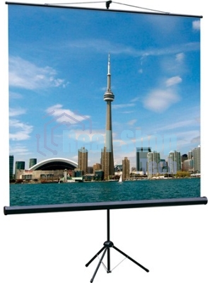 Экраны LUMIEN Lumien Экран на треноге 180x180 см Eco View LEV-100102 1:1 с возможностью настенного крепления
