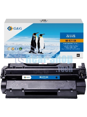 Картридж лазерный G&G GG-C7115X C7115X черный (3500 стр.) для HP LJ 1200/1200n/1200se/1220/1220se/3380/3320mfp/3320n mfp/3300mfp/3330mfp/3310