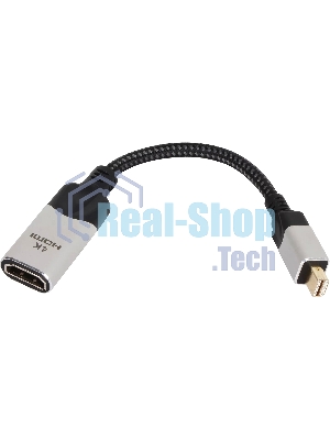 Адаптер miniDisplayPort(M) ---> HDMI(F) 0.15m 4K@60Hz VCOM