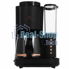 Кофеварка капельная BQ CM7002 Black-Rose Gold со встроенной кофемолкой, исп. кофе - молотый/зерновой, 1.25 л, 800 Вт.