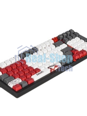 Клавиатура A4Tech Bloody S98 Naraka BLMS Plus проводная, USB Type-A, чёрный/красный