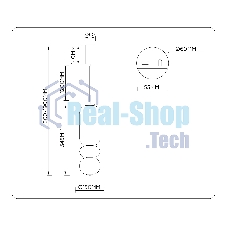 Подвесной светодиодный светильник Ambrella light LH11033 BK/MG/SM черный/мраморно-серый/дымчатый 18W 3000K D150*1900