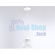 Светильник Ambrella light TR3538 WH/CL/FR белый/прозрачный/белый матовый E27 max 40W D130*800