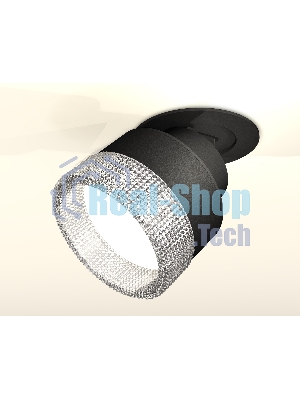 Светильник Ambrella Light XM8102540 SBK/CL черный песок/прозрачный GX53 (A2242, A2106, C8102, N8480)