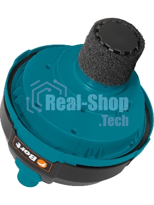 Строительный пылесос Bort BSS-1220 черный (93412598) 240/1200 Вт, уборка сухая/влажная, пылесборник мешок/контейнер, 20 л