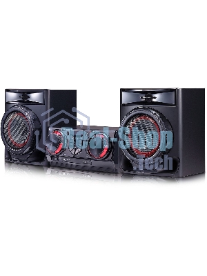 Мини-аудиосистема LG CJ44 черный 480Вт FM USB BT