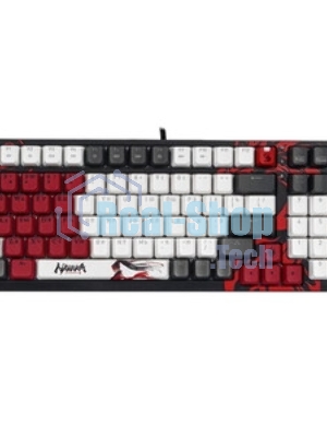 Клавиатура A4Tech Bloody S98 Naraka BLMS Plus проводная, USB Type-A, чёрный/красный