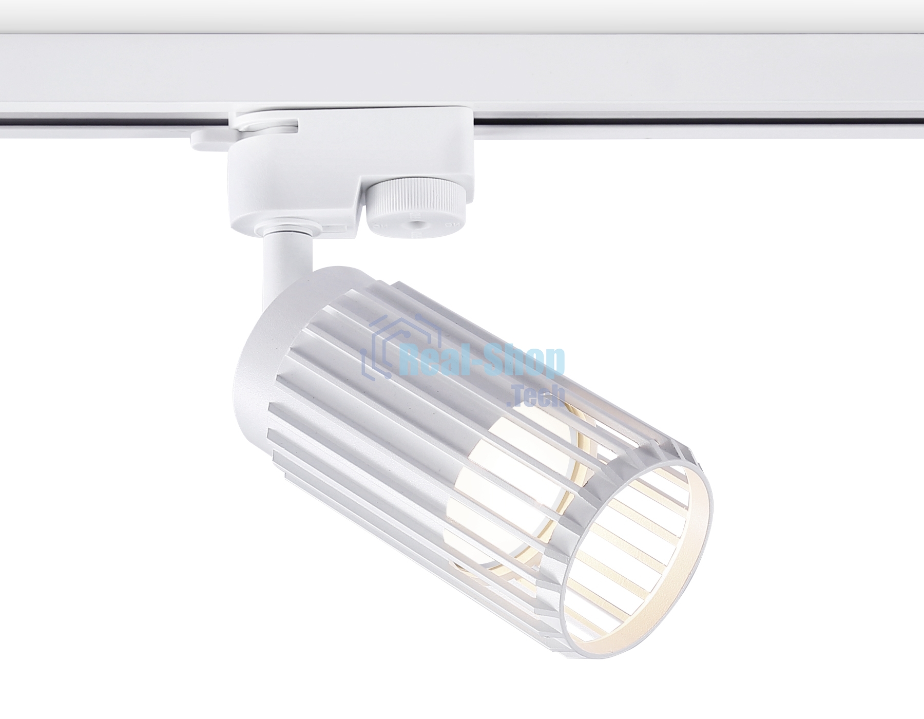 Трековый однофазный светильник Ambrella light GL5157 WH белый GU10 D60*120