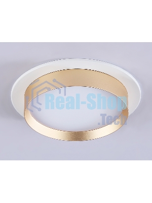 Светильник Ambrella light TN5226 WH/GD белый/золото GX53 max 12W D110*35