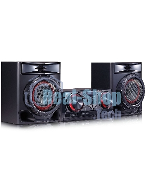 Мини-аудиосистема LG CJ44 черный 480Вт FM USB BT