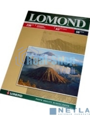 Фотобумага Lomond 0102025 A3/230г/м2/50л./белый глянцевое для струйной печати
