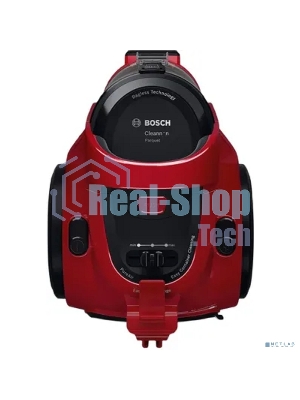 Пылесос Bosch BGC05AAA2 красный/черный, 350/700 Вт, уборка сухая, пылесборник контейнер 1.5 л