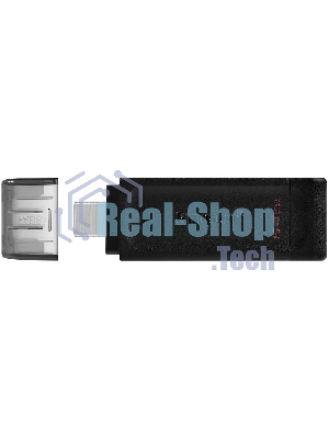 Флешка USB Kingston DataTraveler DT70 (DT70/64Gb), 64Gb, USB Type-C 3.2, R/W 70/45, черный