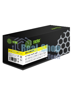Картридж лазерный Cactus CS-C055HY желтый (5900 стр.) для Canon LBP663Cdw/LBP664Cx/MF746Cx/MF742Cdw/MF744Cdw