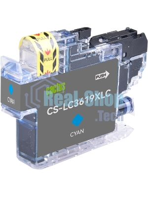 Картридж струйный Cactus CS-LC3619XLC голубой (18.4 мл) для Brother MFC-J2330DW/J2730DW/J3530DW/J3930DW