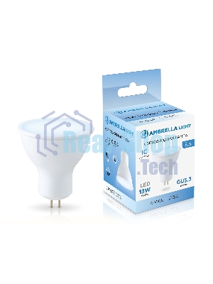 Лампа светодиодная Ambrella light 161306 LED MR16 13W IC GU5.3 6400K 175-265V