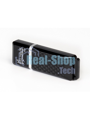 Флешка USB Smartbuy Quartz black (SB8GBQZ-K), 8Gb, USB 2.0, R/W 15/5, черный