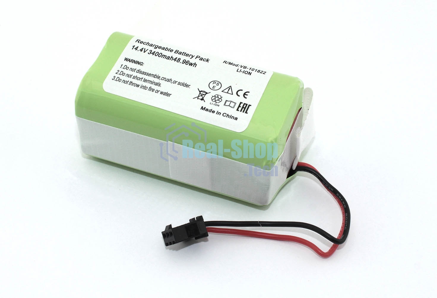 Аккумулятор для Mamibot ExVac660 ExVac680s ExVac880 ExVac660 680S 880 14,8V 3400mAh Li-Ion