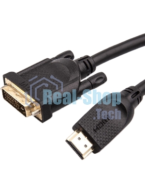 Кабель HDMI AM/DVI(24+1)M, 1.8м, CU, 1080P@60Hz, 2F, VCOM CG484GD-1.8M