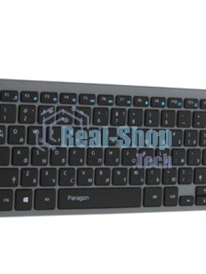 Комплект клавиатура+мышь Qumo Paragon K15/M21 беспроводной, USB, 1600 DPI, черный
