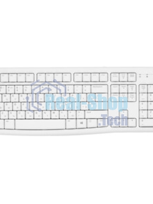 Комплект клавиатура+мышь Logitech MK120 проводной, USB, 1000 DPI, чёрный (неоригинальная гравировка)