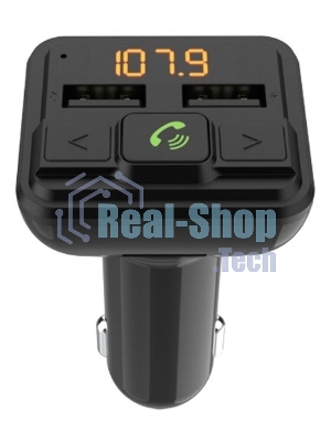 Автомобильный FM-модулятор Ritmix FMT-A880 черный MicroSD BT USB (80001662)