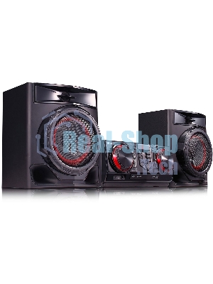 Мини-аудиосистема LG CJ44 черный 480Вт FM USB BT