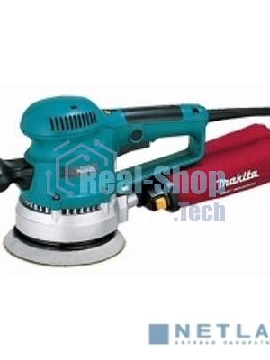 Эксцентриковая шлифовальная машина Makita BO6030 ЭШМ,310Вт,ф150мм,4000-10000об\м,ампл-3мм,2.3кг,кор,п\сборник