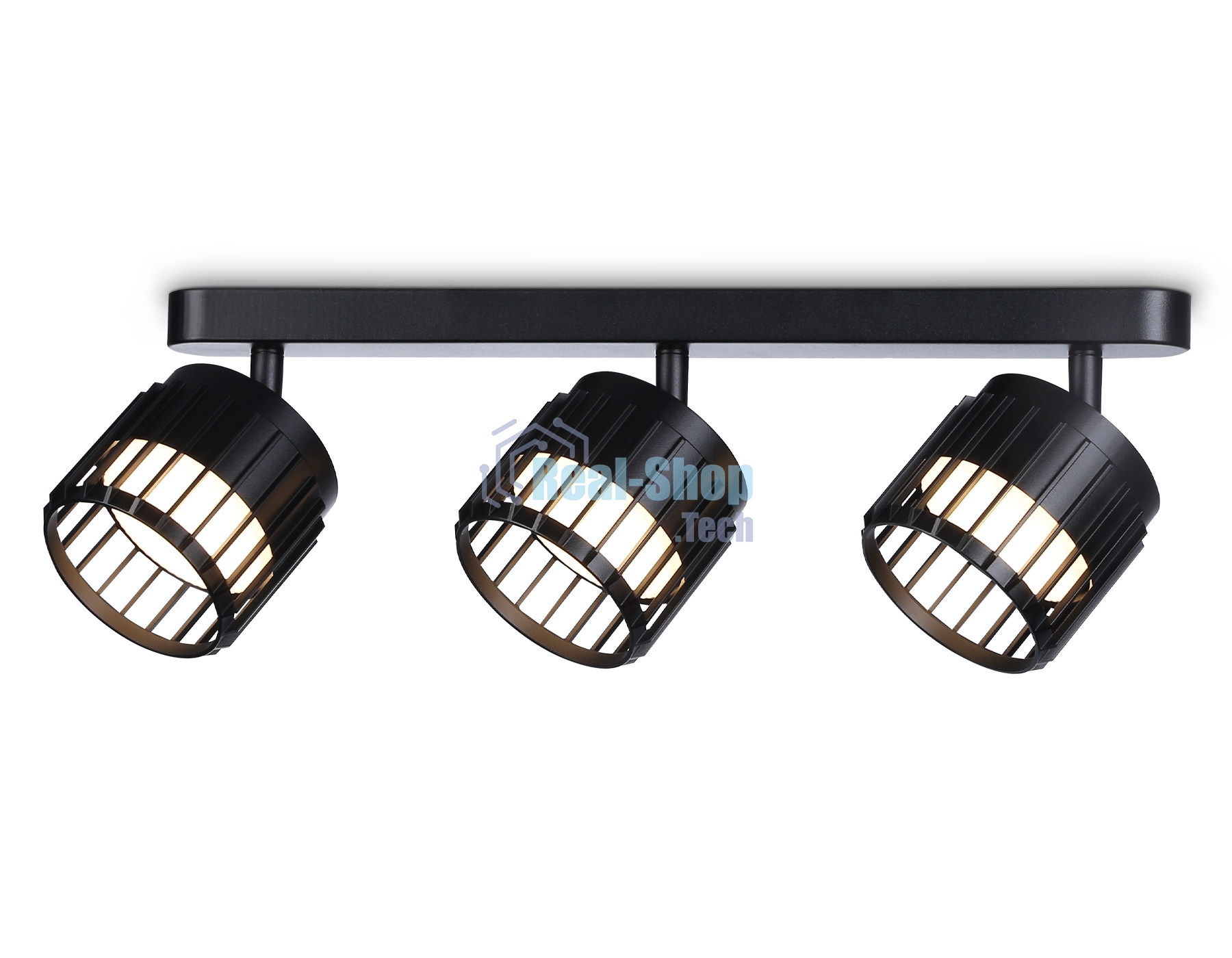 Светильник Ambrella light TN71168/3 BK черный GX53/3 400*100*125