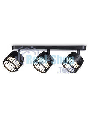 Светильник Ambrella light TN71168/3 BK черный GX53/3 400*100*125