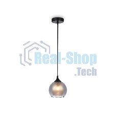 Светильник Ambrella light TR3539 BK/SM/FR черный/дымчатый/белый матовый E27 max 40W D130*800