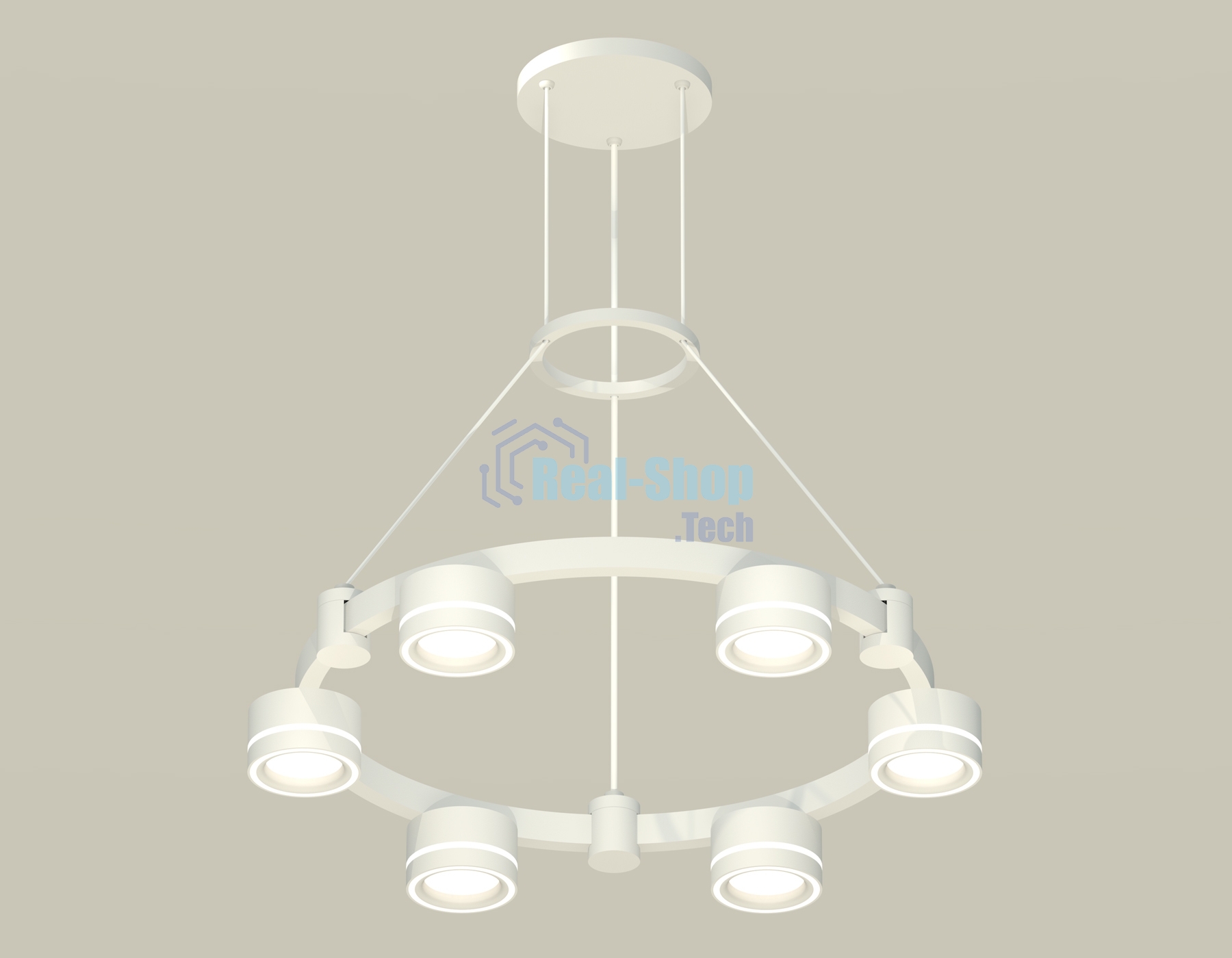 Светильник Ambrella light XR92031201/6 SWH/FR белый песок/белый матовый GX53 (A9203, C9231, N8433)