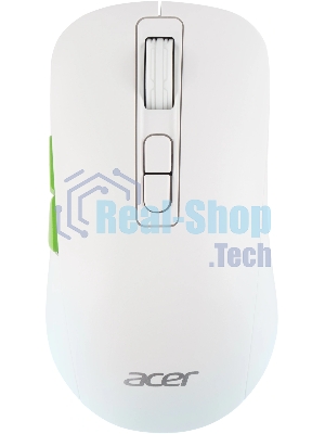 Мышь беспроводная Acer OMR311 белый, 2400 dpi, радиоканал, Bluetooth, USB, кнопки - 7