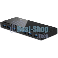 Сетевое оборудование TP-Link UH700 7 ports USB 3.0 Hub,Desktop, a 12V/2.5A Power Adapter included