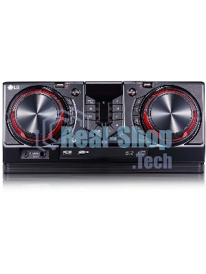 Мини-аудиосистема LG CJ44 черный 480Вт FM USB BT