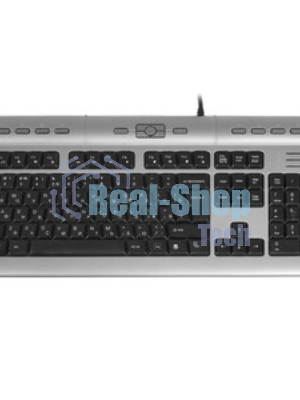 Клавиатура проводная A4Tech KLS-7MUU USB серебристый/черный